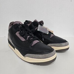 A Ma Maniére x Air Jordan 3 Retro Black Violet Ore WYWS MENS SIZE 13